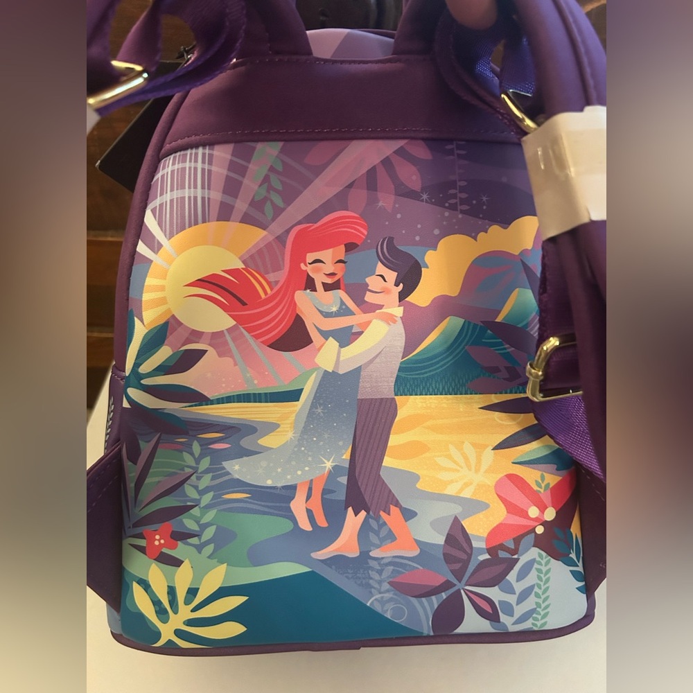 Loungefly Disney The Little Mermaid Castle Collection Mini Backpack - NWT - Picture 4 of 6